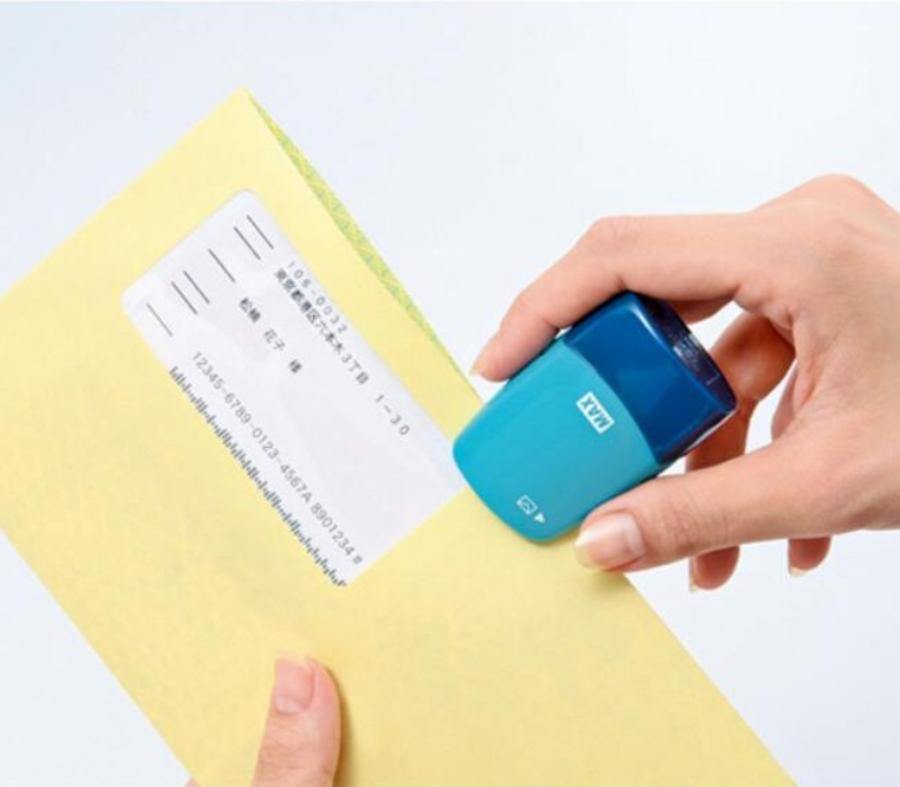 日本MAX個人資料保護章兼差信刀|藍色款保護個資 補充帶 - 富士通販