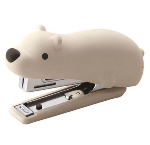 日本Max美克司限量可愛動物矽膠釘書機|北極熊、企鵝、海象 - 富士通販