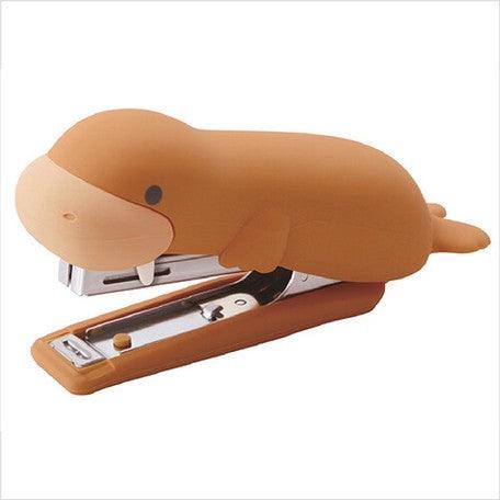 日本Max美克司限量可愛動物矽膠釘書機|北極熊、企鵝、海象 - 富士通販