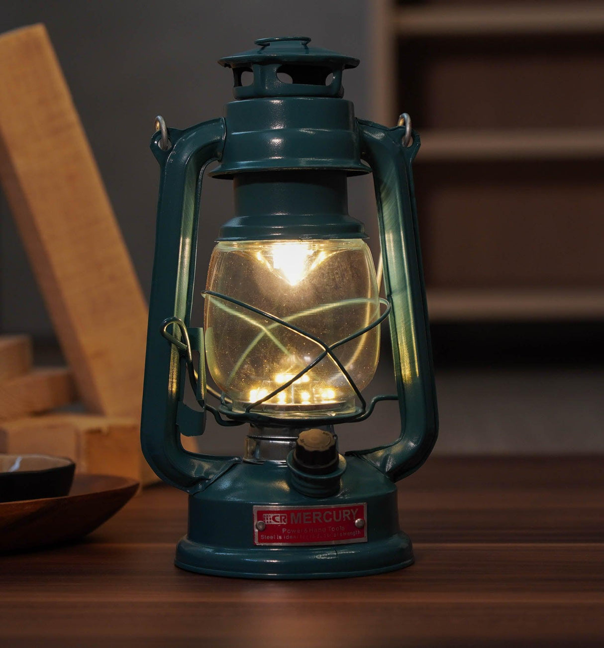 MERCURY 復古造型露營燈 米 綠 藍|露營燈 照明燈 復古煤油燈 - 富士通販