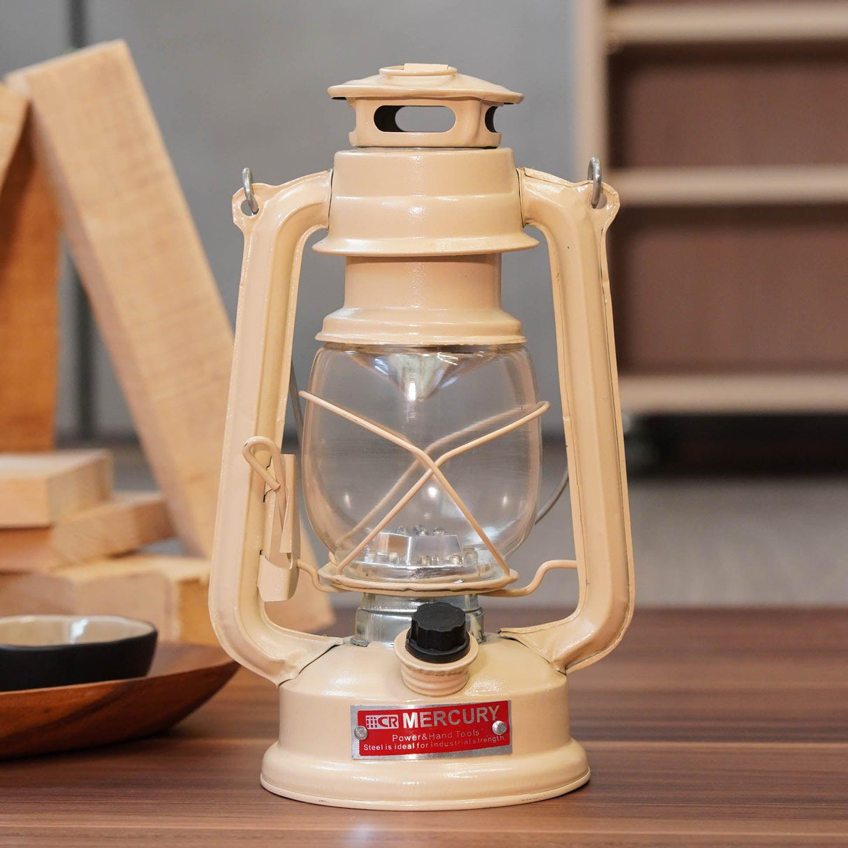 MERCURY 復古造型露營燈 米 綠 藍|露營燈 照明燈 復古煤油燈 - 富士通販