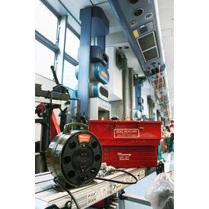 Mercury 露營用工業風捲線式延長座5米 日本製 兩色|延長線 捲線式 輪座式延長座 - 富士通販