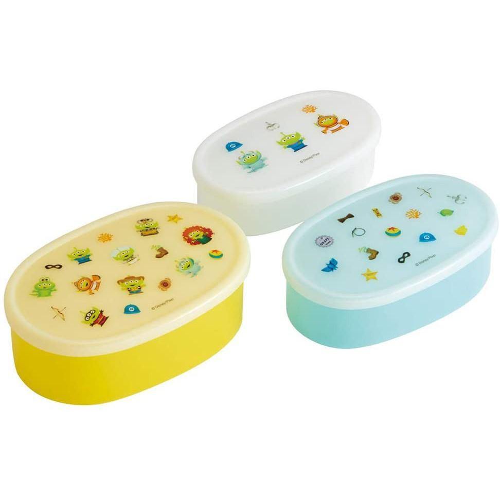 日本 MIFFY米飛|嚕嚕米|三眼怪可微波耐熱密封保鮮便當餐盒 3入組-日本製 - 富士通販