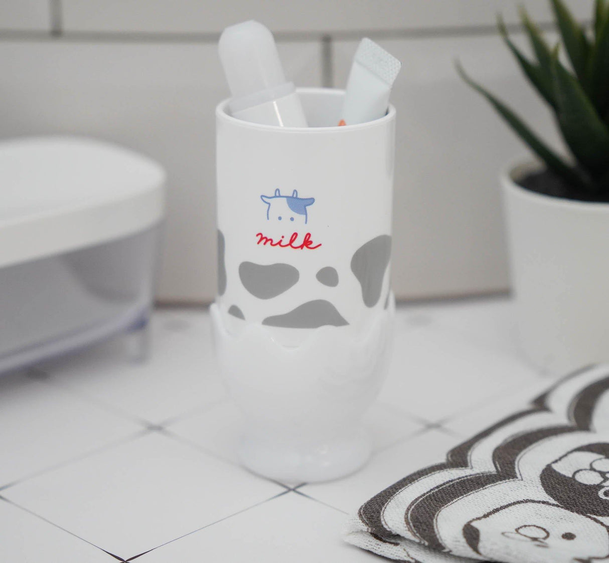 Milk牛奶瓶牙刷牙膏組|大人兒童攜帶式牙刷 - 富士通販