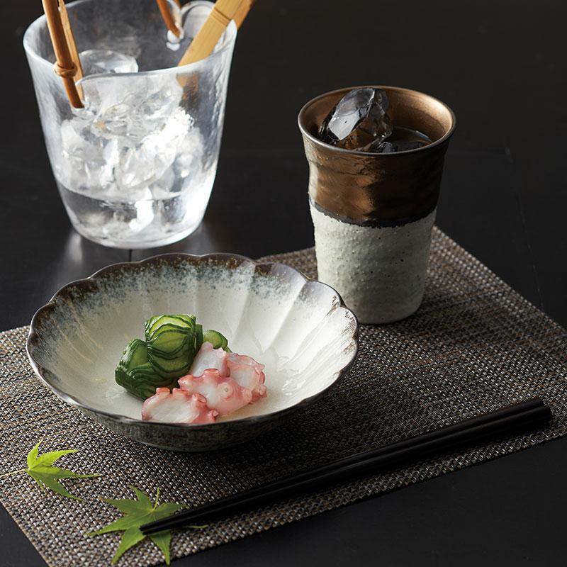 日本 美濃燒MINO-YAKI 居酒屋風格 杯盤碗筷套裝組|晚酌餐具禮盒-日本製 - 富士通販