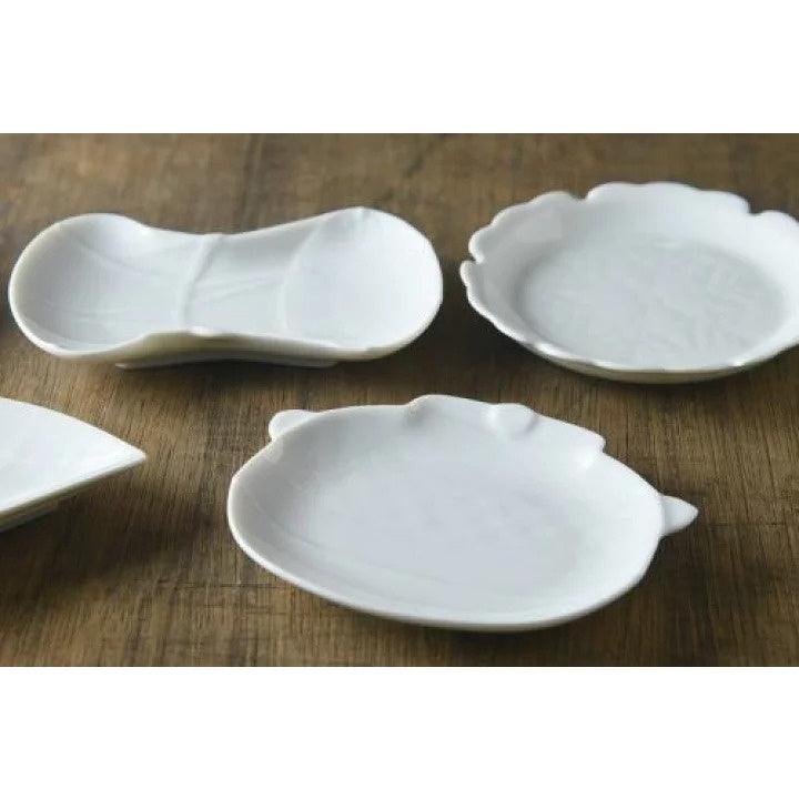 日本製 深山 Miyama 美濃燒豆皿禮盒|日本禮盒 新居落成 新年賀禮 - 富士通販