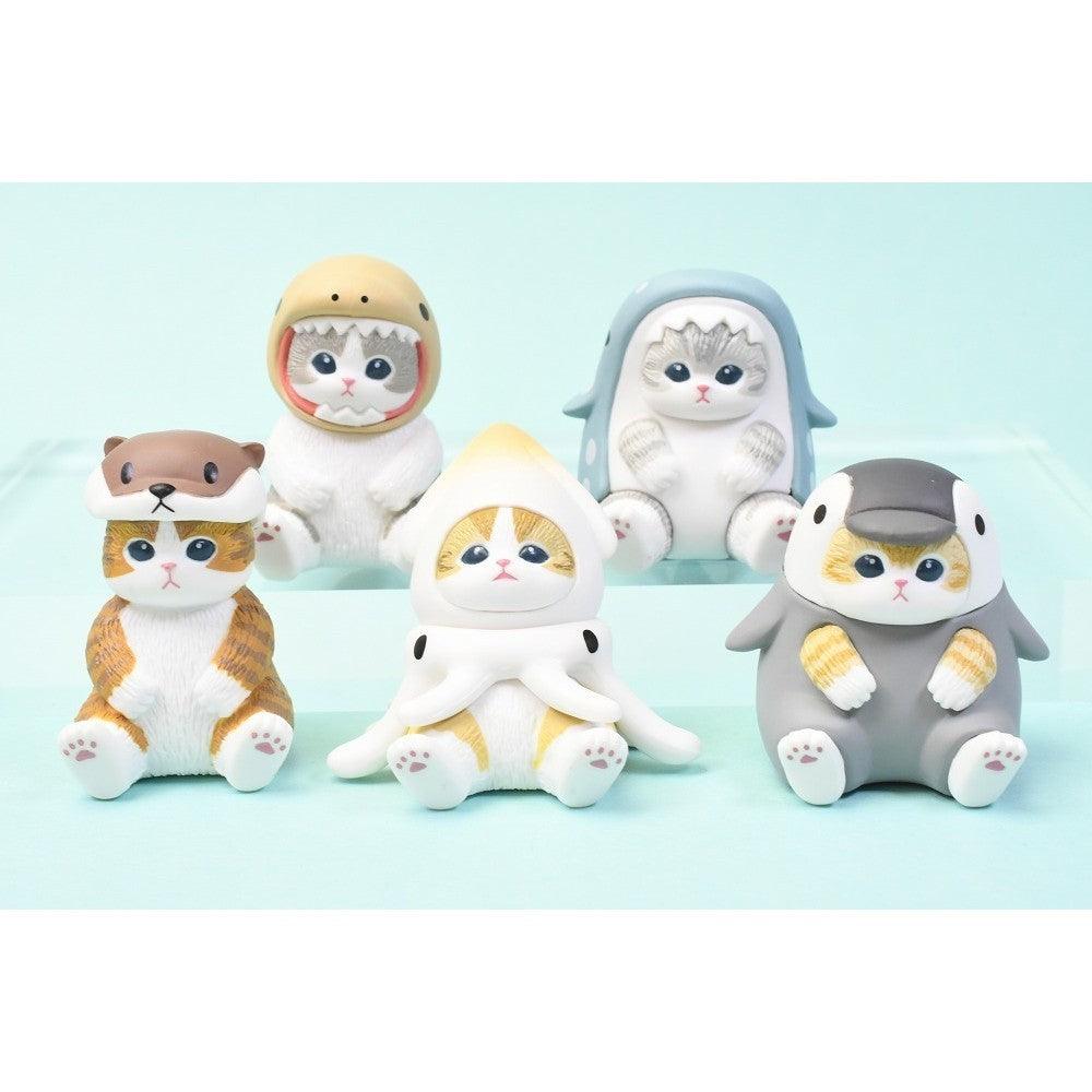 日本 mofusand 貓福珊迪 海洋生物貓坐姿公仔|扭蛋 公仔 擺飾 - 富士通販