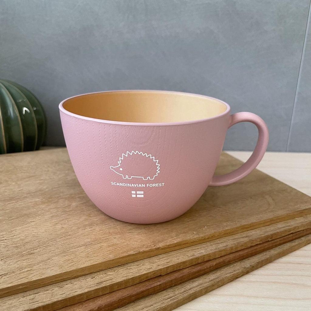 日本製 MOZ 小刺蝟湯碗 馬卡龍色|木質湯碗 露營湯碗 耐熱湯碗 春季新款 - 富士通販