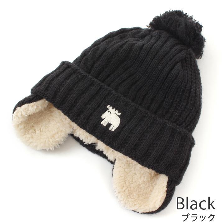 MOZ耳罩式針織帽|北歐加絨保暖針織毛帽 - 富士通販