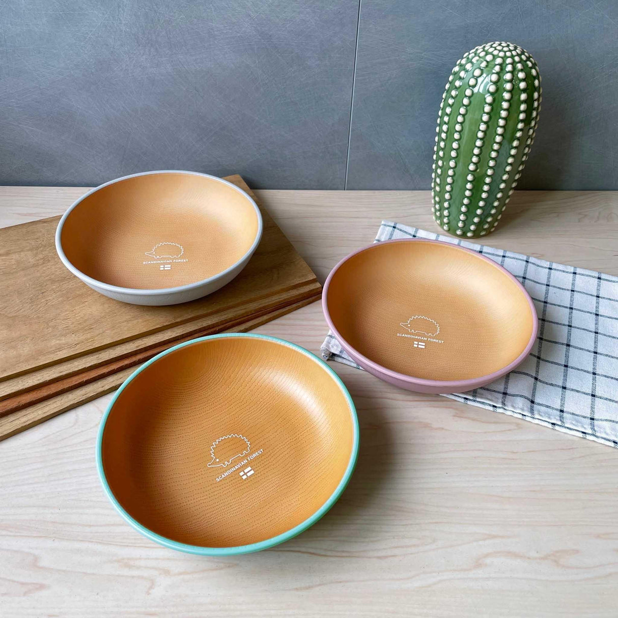 日本製 北歐 小刺蝟 MOZ SCANDINAVIAN FOREST|露營盤 圓盤 餐盤 - 富士通販