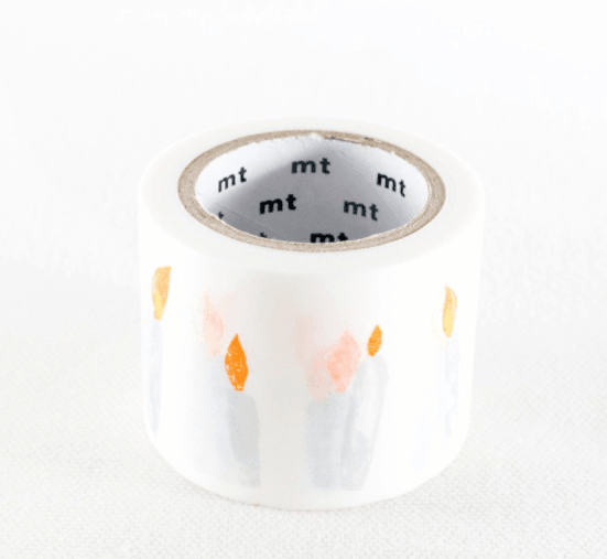日本製 和紙膠帶 mt x 皆川明 聯名款-蠟燭 - 富士通販