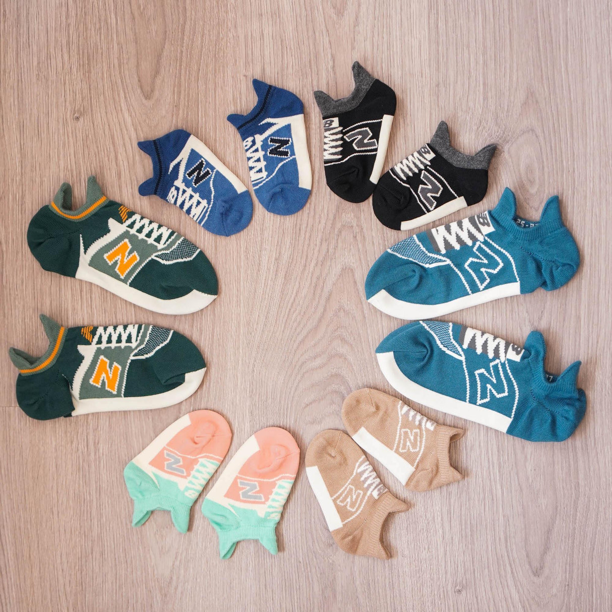 New Balance NB球鞋造型襪子|大人襪、兒童襪 - 富士通販