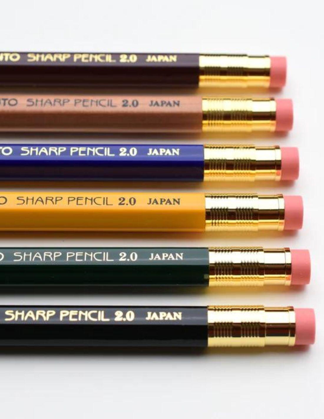 日本製 OHTO 復古感木質六角自動鉛筆 2.0mm|APS-680E 素描鉛筆 - 富士通販