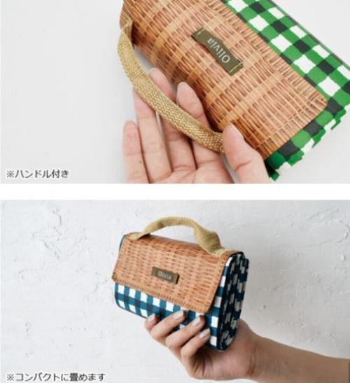 日本Olivia折疊野餐墊|戶外踏青、露營,可收納 - 富士通販