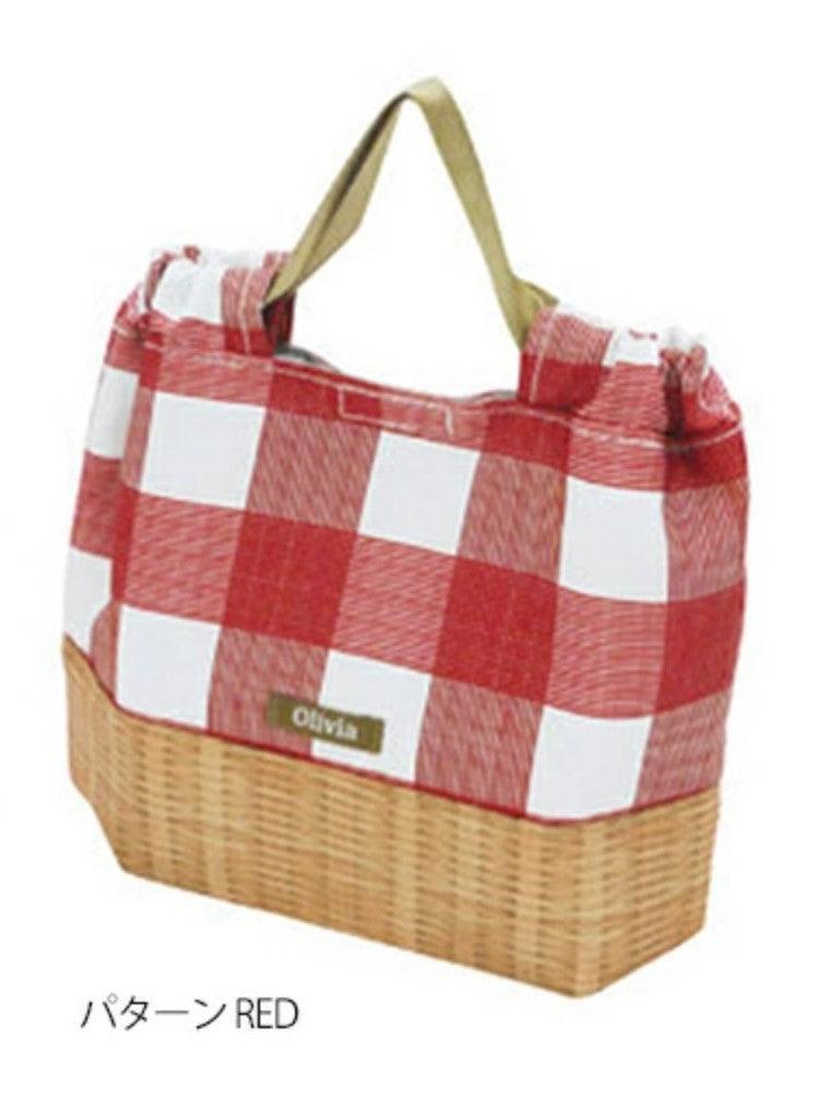 日本 Olivia保溫|保冷|保鮮露營野餐環保便當袋-黑色/黃色/紅色/藍色 - 富士通販