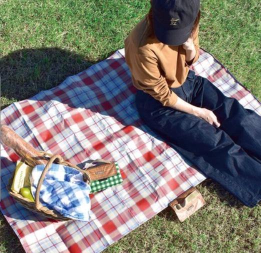 日本Olivia折疊野餐墊|戶外踏青、露營,可收納 - 富士通販