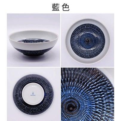 日本製 美濃燒 湛藍靛青/錆色 湯碗 | 拉麵碗 湯麵碗 丼飯 餐碗 烏龍麵 適用 - 富士通販
