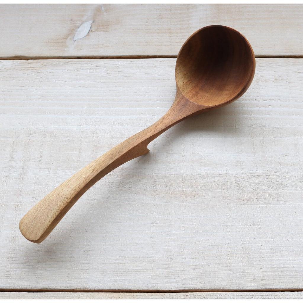 天然木材 木質湯匙 | 廚房 湯匙 湯勺 勺子 - 富士通販