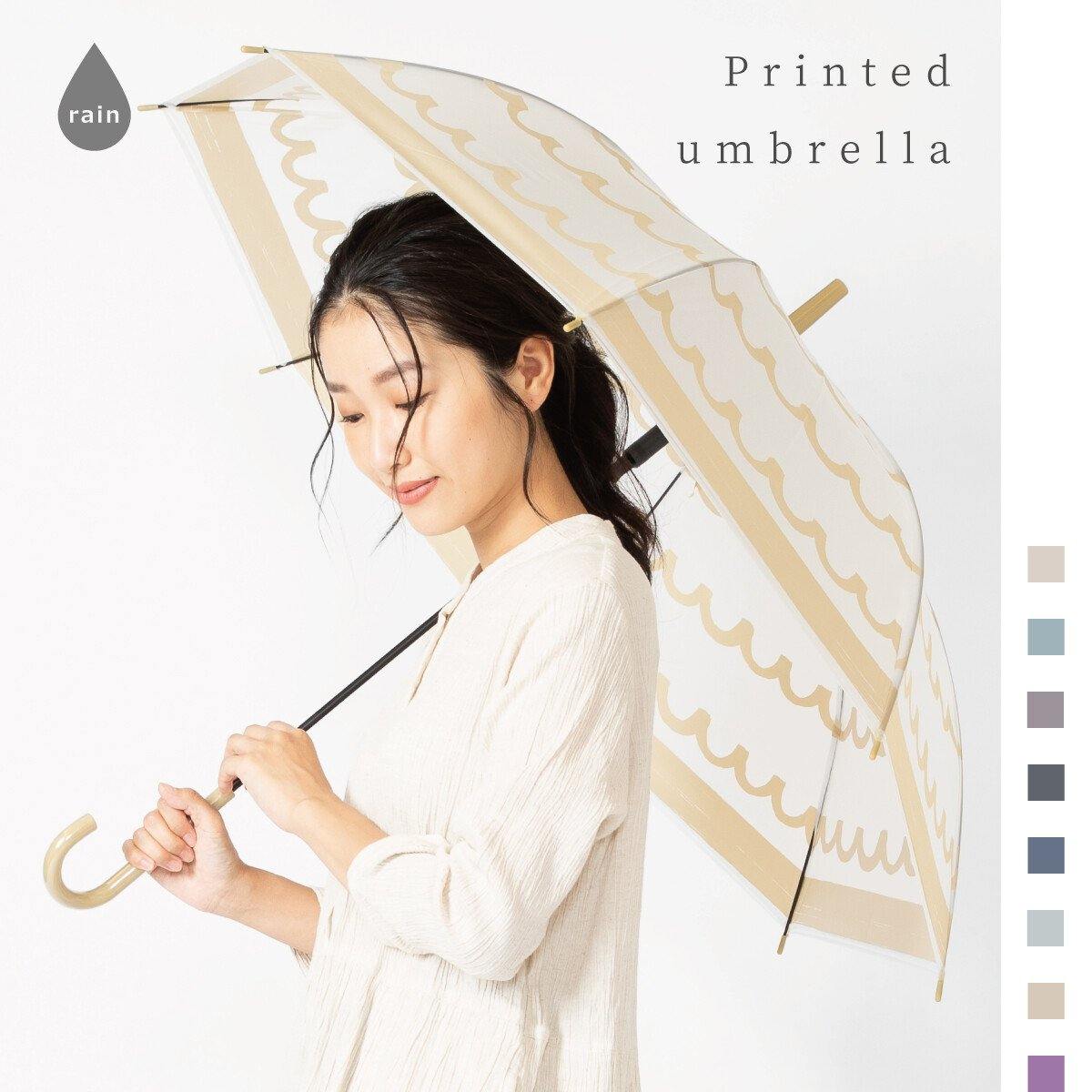 網美必備半透明傘 | 長柄傘 | 直桿傘 | 彎柄雨傘|共有兩色可選|星星造型 波浪造型 - 富士通販