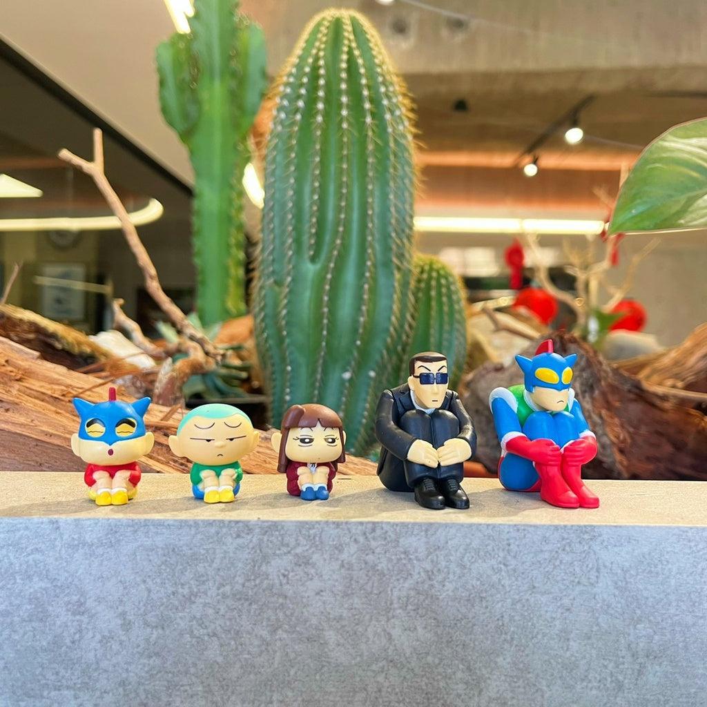 日本 萬代 蠟筆小新 扭蛋 等待中公仔P3|動感小新 正男 小愛 保鑣 動感超人 - 富士通販