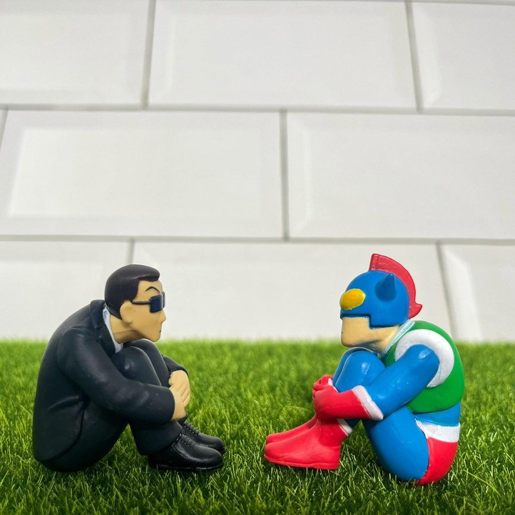 日本 萬代 蠟筆小新 扭蛋 等待中公仔P3|動感小新 正男 小愛 保鑣 動感超人 - 富士通販