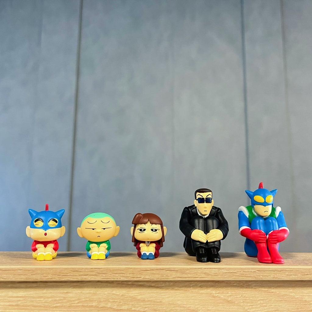 日本 萬代 蠟筆小新 扭蛋 等待中公仔P3|動感小新 正男 小愛 保鑣 動感超人 - 富士通販