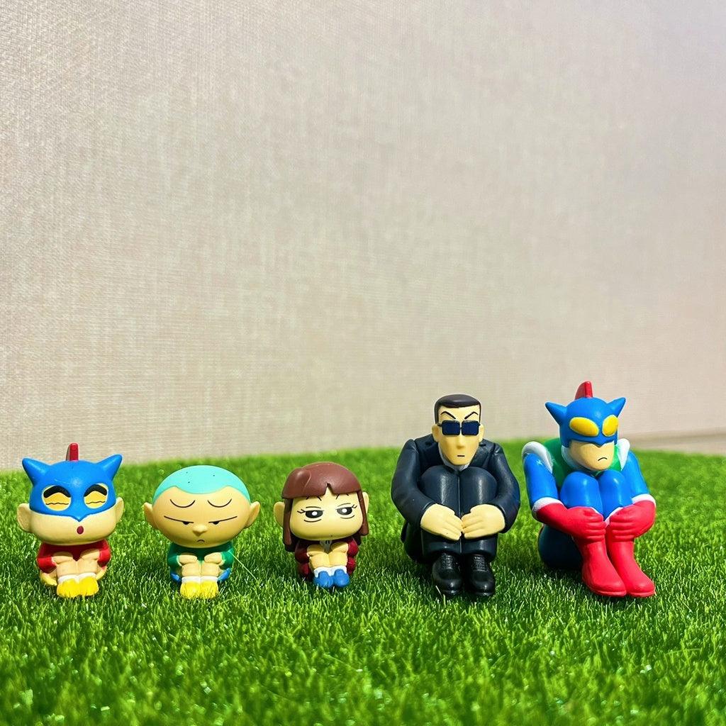 日本 萬代 蠟筆小新 扭蛋 等待中公仔P3|動感小新 正男 小愛 保鑣 動感超人 - 富士通販