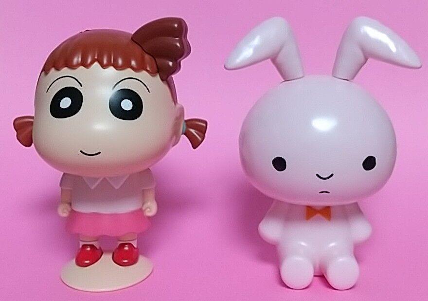 日本 萬代 蠟筆小新 造型扭蛋 P5|動感小新 鋼達姆 妮妮 兔兔 - 富士通販