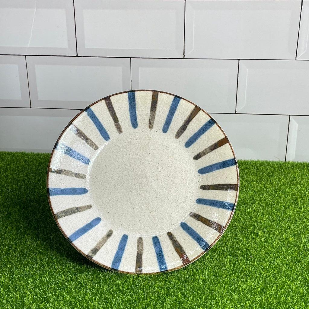 PAIKAJI 線條圓盤|美濃燒 陶瓷盤 - 富士通販