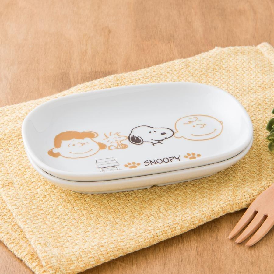 日本製 PEANUTS Snoopy 史奴比長盤|2入一組 - 富士通販