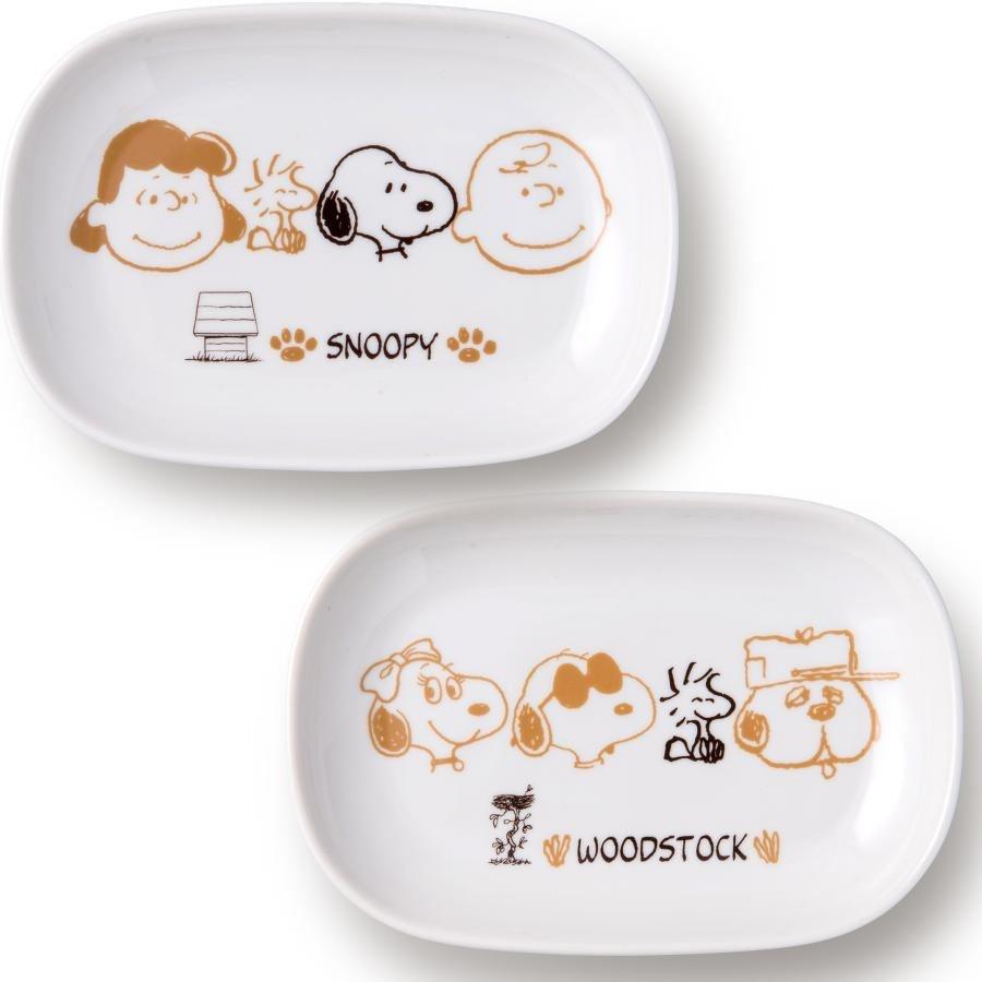 日本製 PEANUTS Snoopy 史奴比長盤|2入一組 - 富士通販