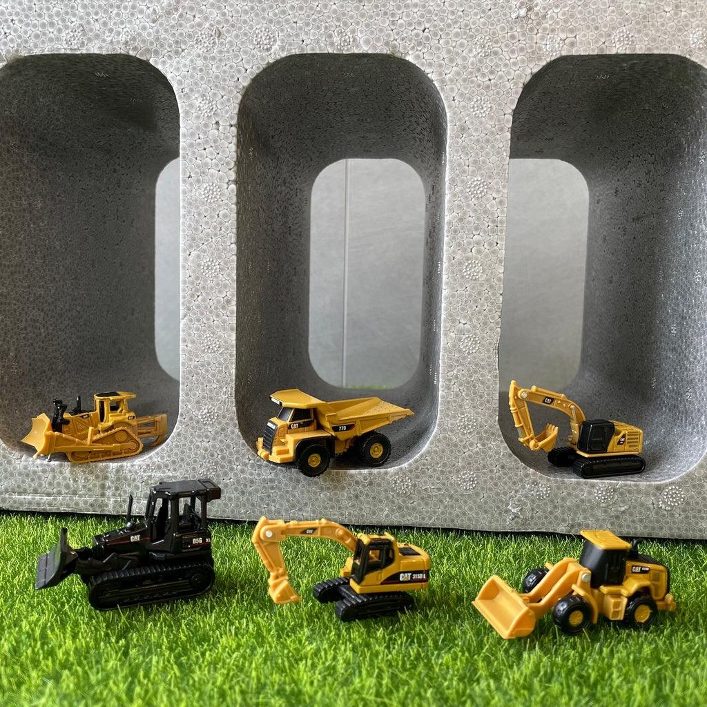 日本 PLATZ CAT公認 可動式工程車 |扭蛋 轉蛋 玩具車 擺飾 - 富士通販