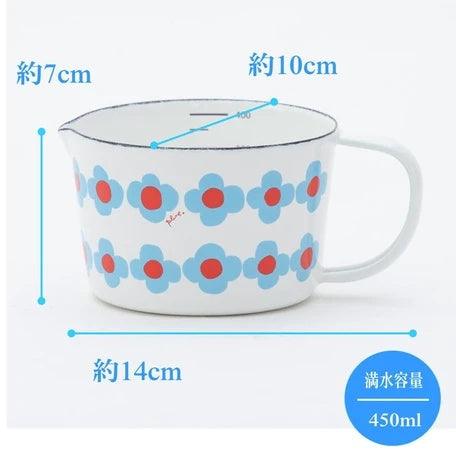 豐琺瑯PLUNE|黑貓琺瑯刻度手把寬杯 - 富士通販