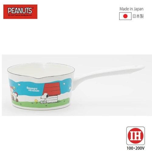 日本製Plune琺瑯鍋|史努比 snoopy單手鍋 - 富士通販