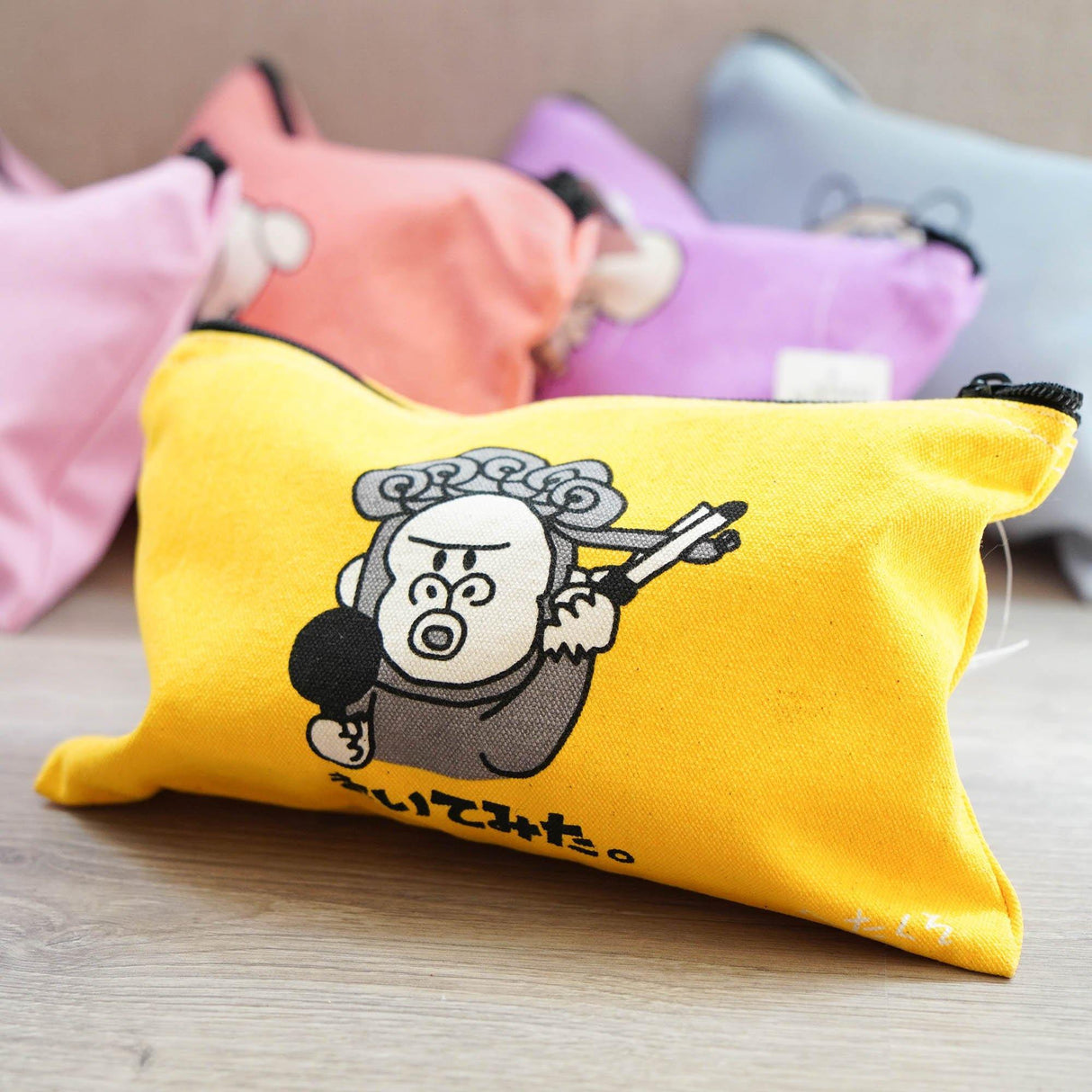 日本雜貨品牌POUCH Hetakuso系列 化妝包 |筆盒 |萬用袋日本雜貨品牌化妝包-七款可選 - 富士通販