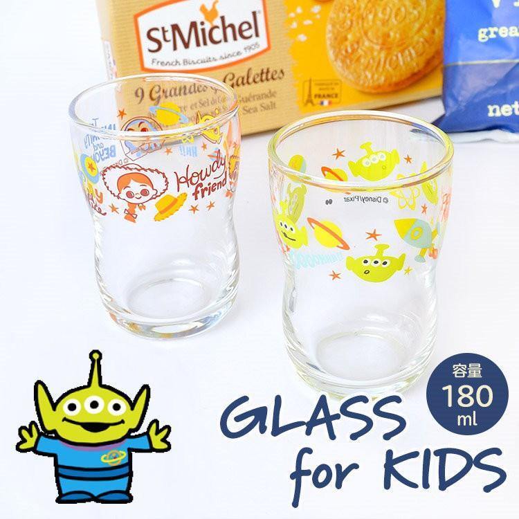 日本製正版授權Q版卡通玻璃杯|玩具總動員/三眼怪 - 富士通販