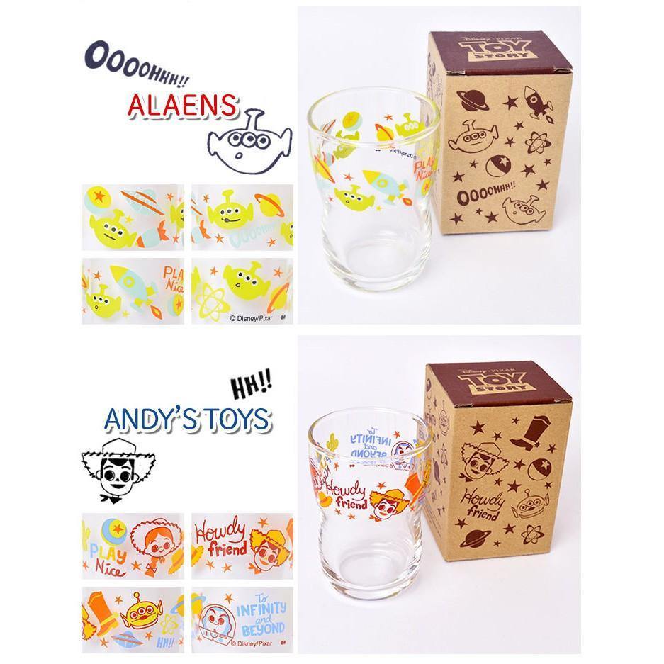 日本製正版授權Q版卡通玻璃杯|玩具總動員/三眼怪 - 富士通販