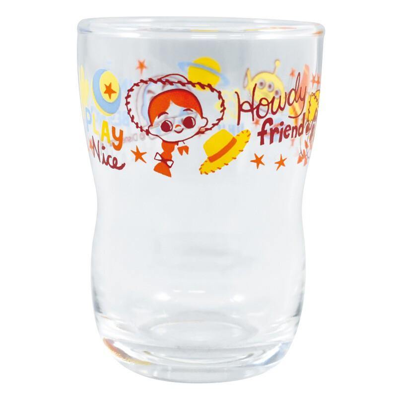 日本製正版授權Q版卡通玻璃杯|玩具總動員/三眼怪 - 富士通販