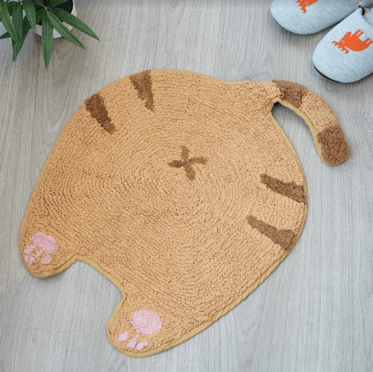 日本貓咪屁股柔軟地墊|療癒小肉球QQ軟軟,居家裝飾就靠它 - 富士通販