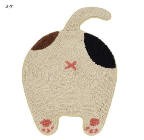 日本貓咪屁股柔軟地墊|療癒小肉球QQ軟軟,居家裝飾就靠它 - 富士通販