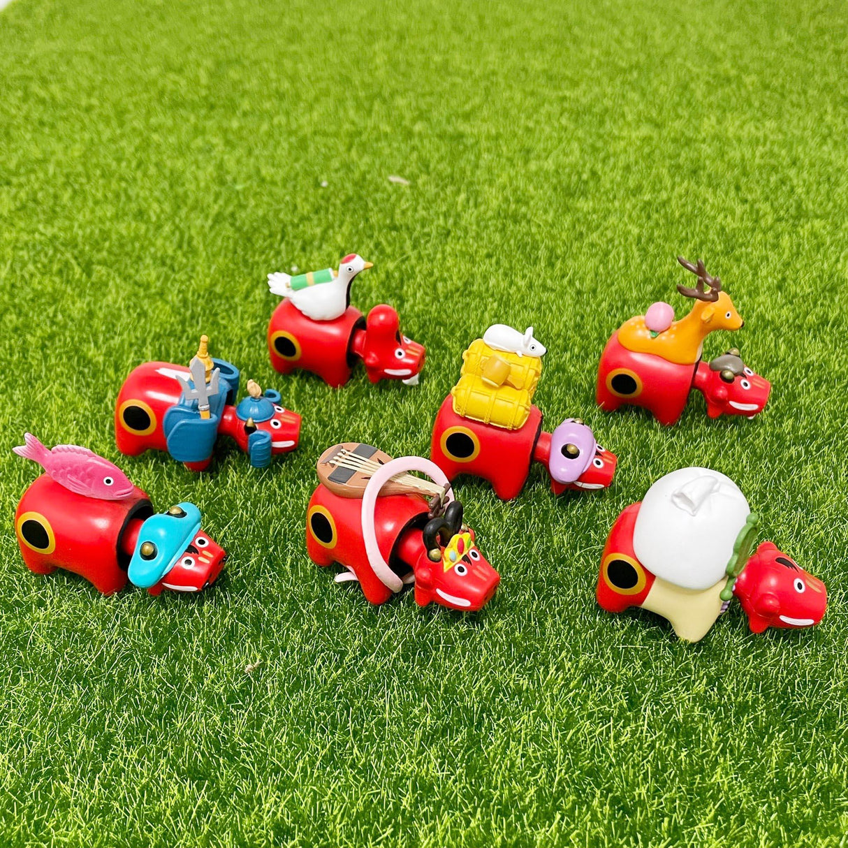 日本 Qualia 神獸牛系列扭蛋 七福神篇|擺飾 公仔 祈福 - 富士通販