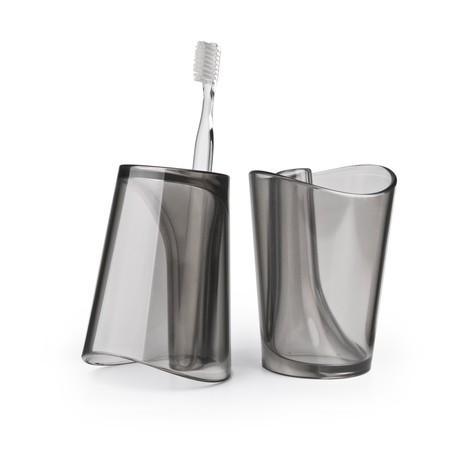 QUALY 創意牙刷翻轉杯|牙刷架漱口杯 - 富士通販