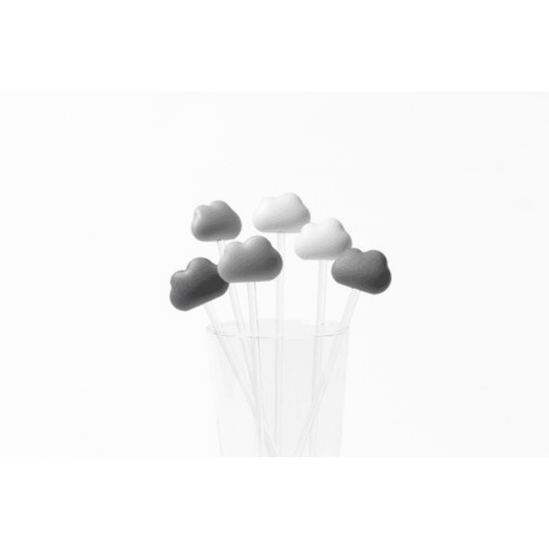 Qualy 雲朵造型攪拌棒|六入一組,造型攪拌棒 - 富士通販