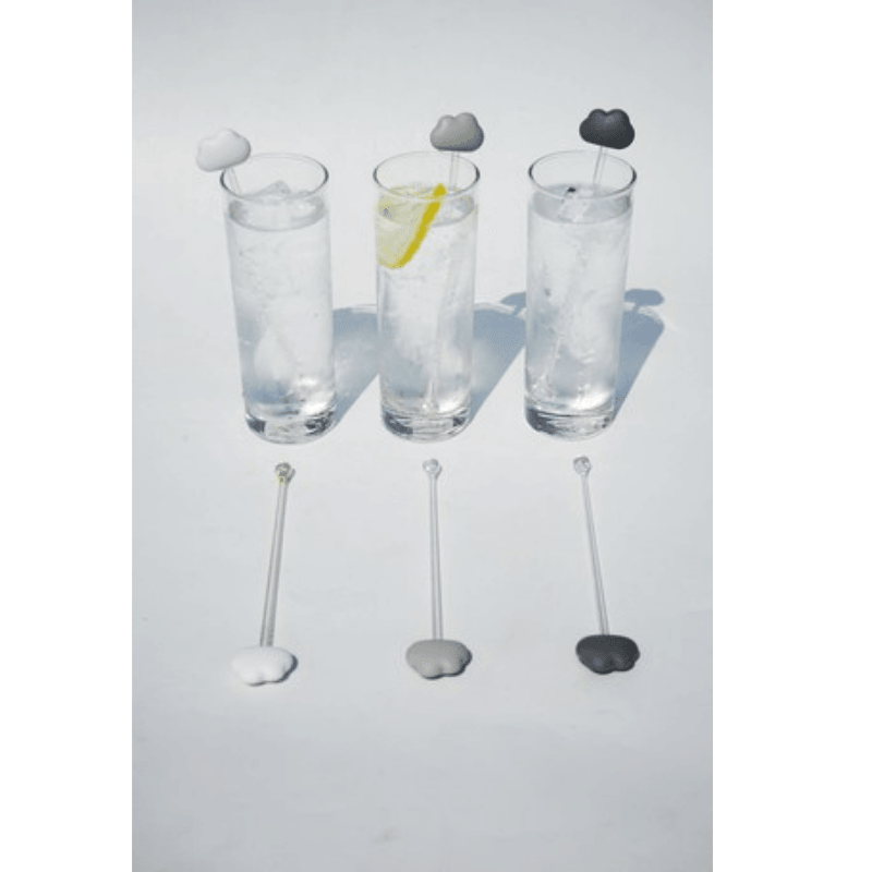 Qualy 雲朵造型攪拌棒|六入一組,造型攪拌棒 - 富士通販