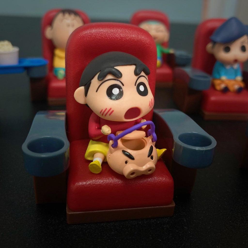 日本 RE-MENT 蠟筆小新 盒玩 扭蛋 春日部電影院|小新 阿呆 正男 妮妮 小葵 風間 - 富士通販