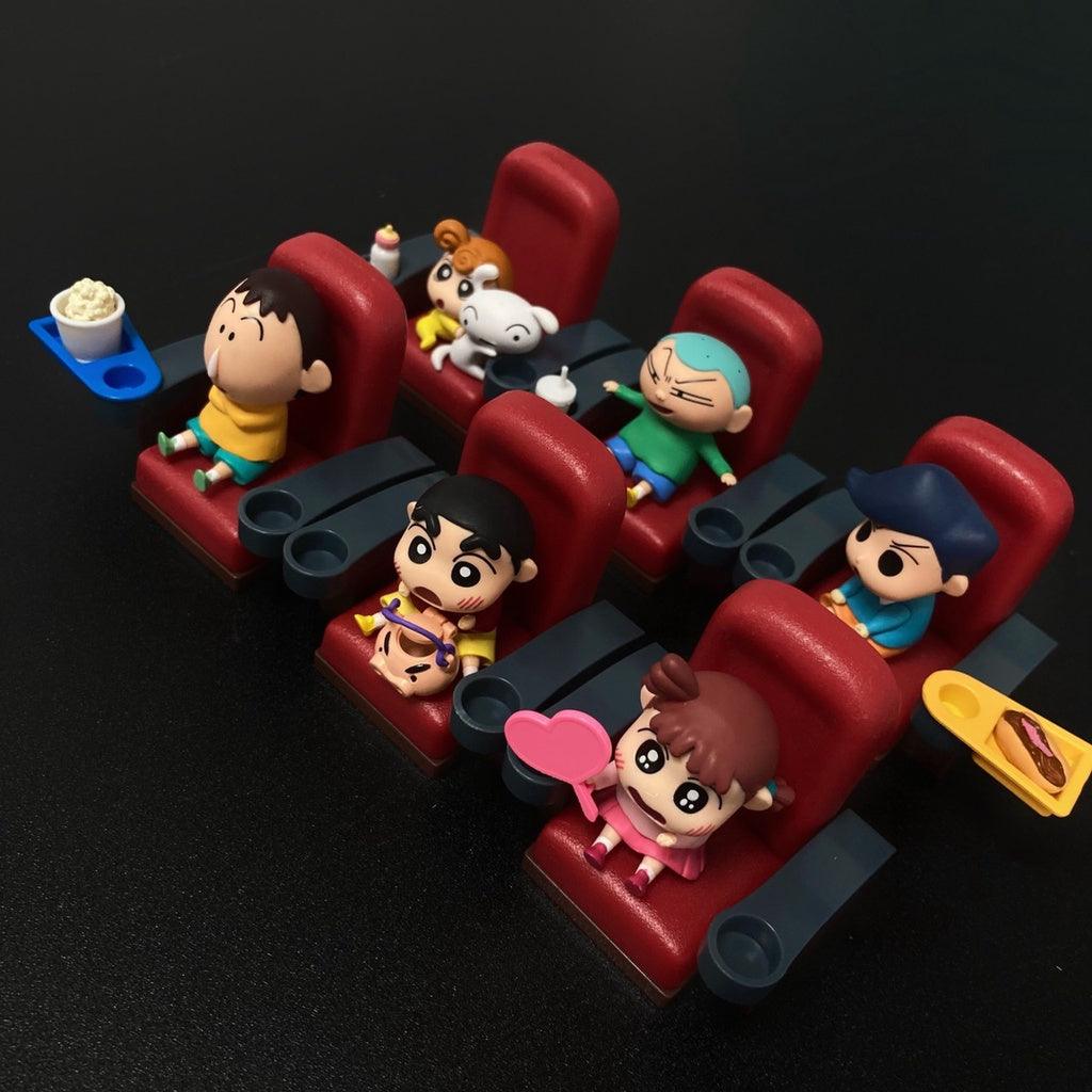 日本 RE-MENT 蠟筆小新 盒玩 扭蛋 春日部電影院|小新 阿呆 正男 妮妮 小葵 風間 - 富士通販