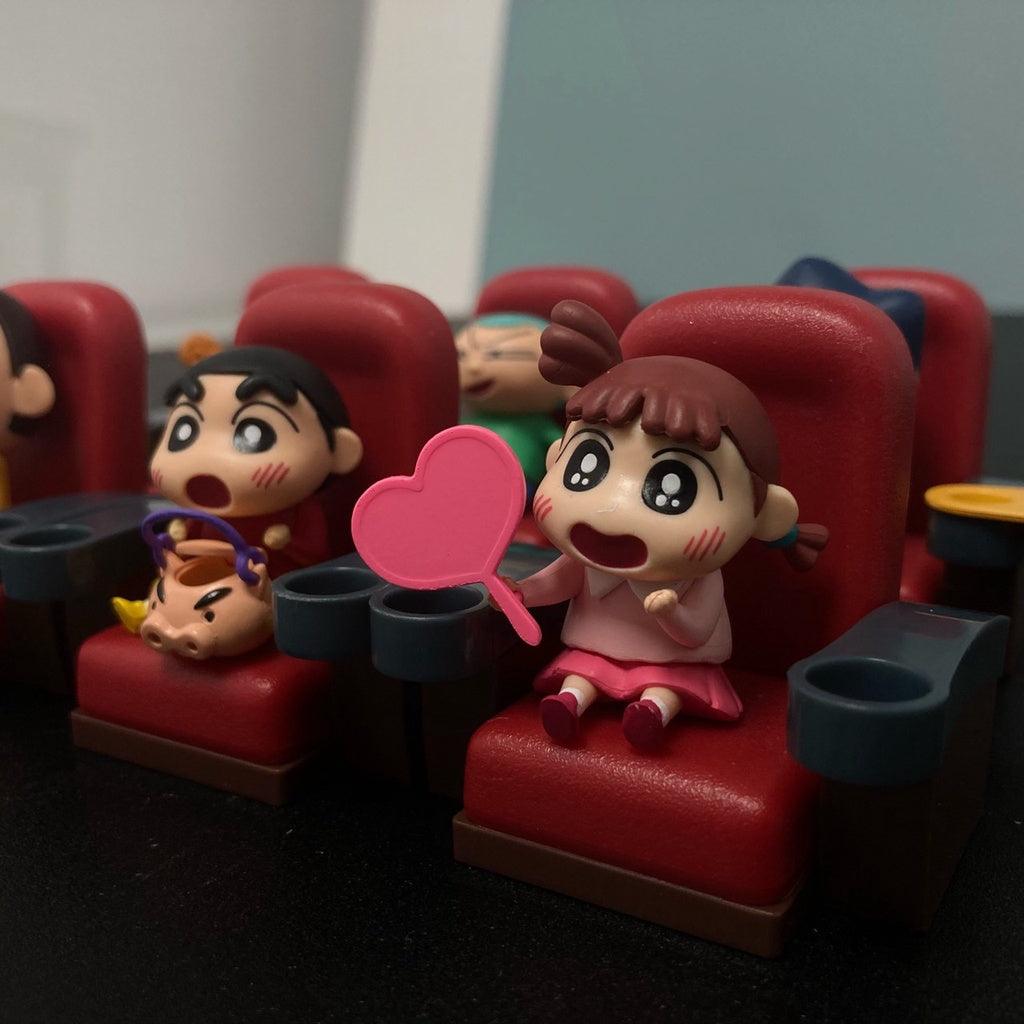 日本 RE-MENT 蠟筆小新 盒玩 扭蛋 春日部電影院|小新 阿呆 正男 妮妮 小葵 風間 - 富士通販