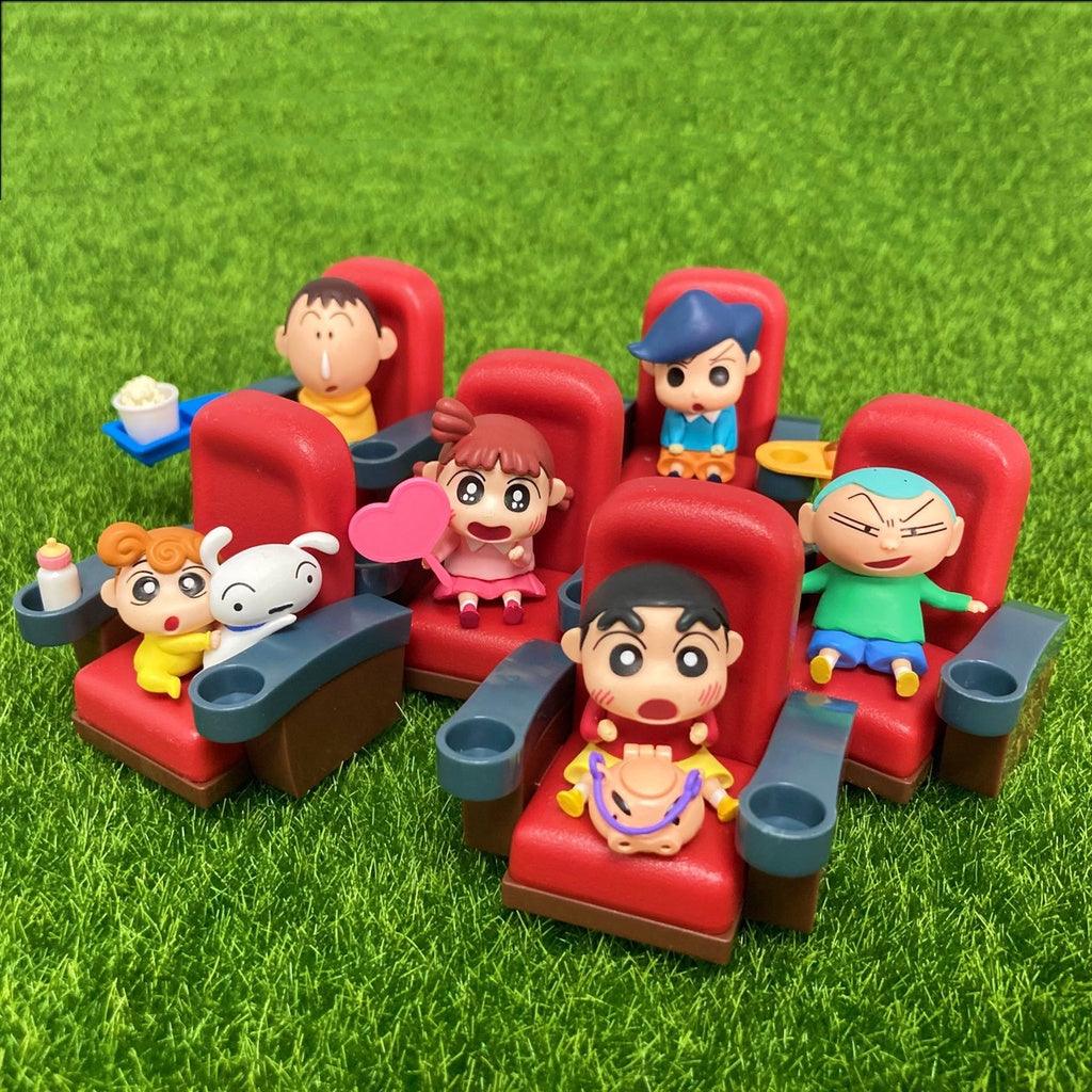 日本 RE-MENT 蠟筆小新 盒玩 扭蛋 春日部電影院|小新 阿呆 正男 妮妮 小葵 風間 - 富士通販