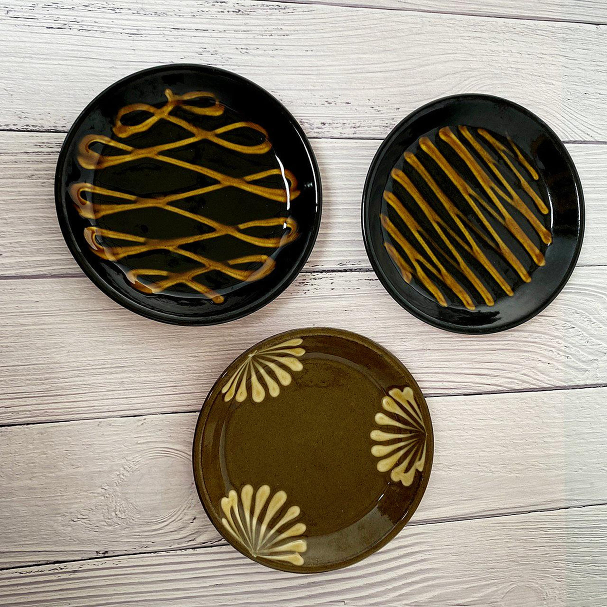 日本製 美濃燒 Rikizo陶瓷盤 三款|16.5cm 盤子 陶瓷盤 - 富士通販