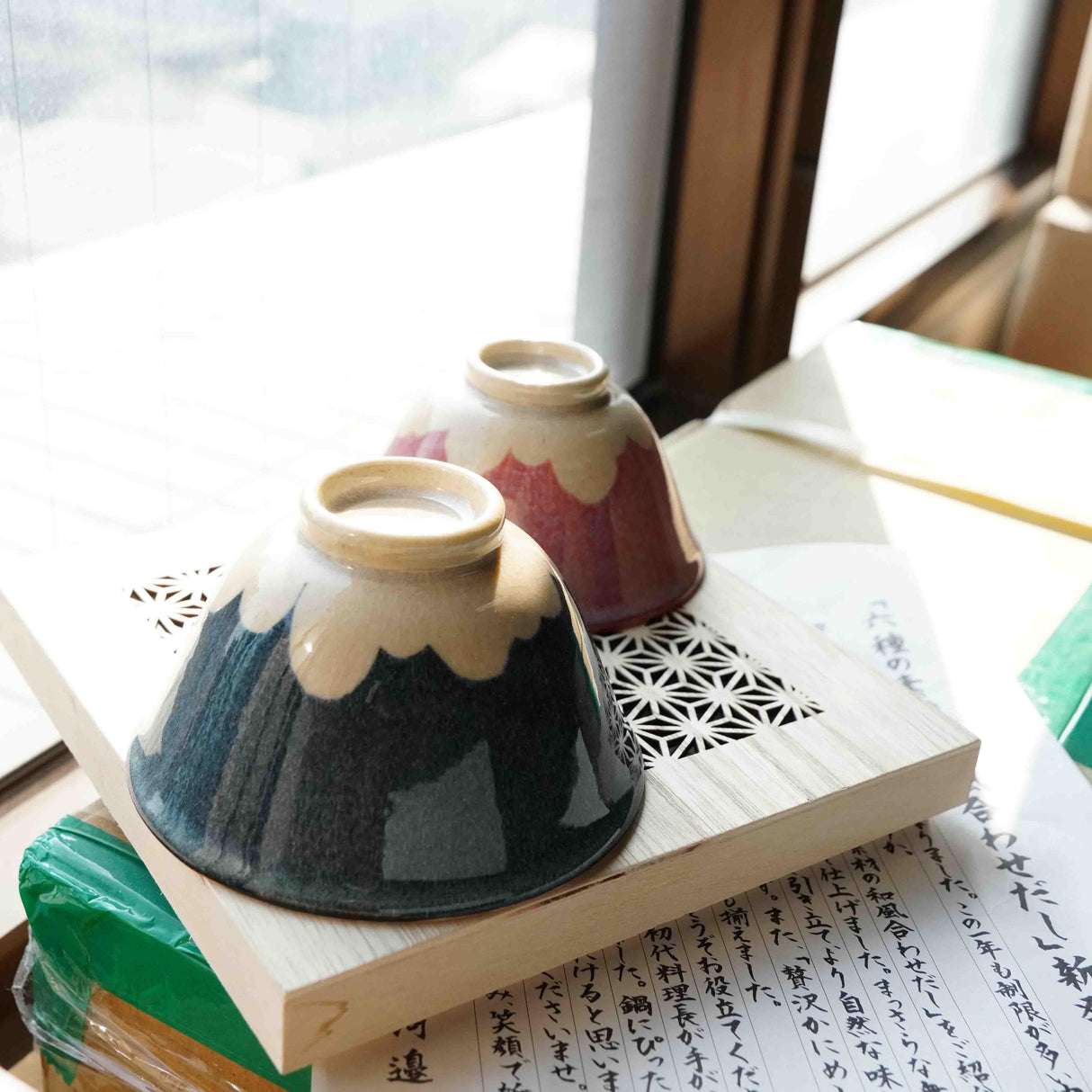 日本製 Rokuro Blut's 六魯 富士山 飯碗|陶瓷碗 餐碗 對碗 - 富士通販